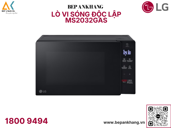 Lò Vi Sóng LG NeoChef™ 20l màu Đen MS2032GAS